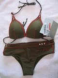 Prada - Womens Green Prada Bikini Swimsuit