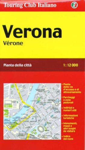 City Travel Guides Discounted   : City Map Verona (Touring Club Italiano)