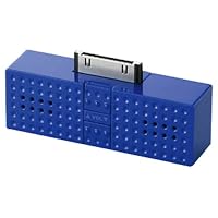 ELECOM iPod用ステレオミニスピーカー Sound Block パープル ASP-P300PU