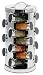 Kitchen & Housewares : Kamenstein 21-Jar Revolving Spice Rack, Chrome