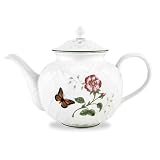 Lenox Butterfly Meadow Carved Teapot