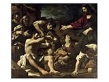 The Resurrection of Lazarus, circa 1619 Art Giclee Poster Print by Guercino (Giovanni Francesco Barbieri), 32x24