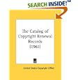 The Catalog of Copyright Renewal Records (1961) by  United States Copyright Office
