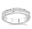 10k White Gold or Yellow Gold Channel-Set Diamond Band (H/I2-I3, 3/4 ct. tw.)