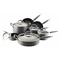KitchenAid Hard-Anodized 12-pc. Cookware Set- Gray