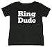 Riverstone Goods Ring Dude Wedding Party Ring Bearer Baby & Toddler Short Sleeve T-Shirt (Assorted Colors & Sizes)