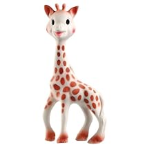 Vulli Sophie the Giraffe Teether, Brown/ White
