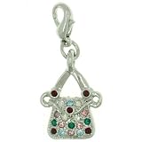 Rhinestone Purse Clasp Charm