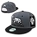 WHANG Cali Bear Classic Snapbacks (Adjustable, Charcoal / Black)