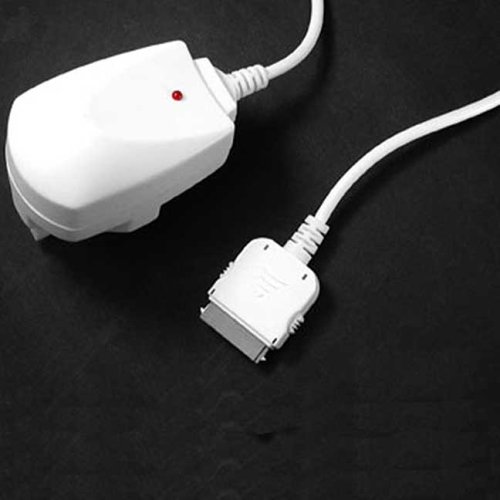 FreeLogix - White UK 3 Pin Mains Charger - iPod All Generations