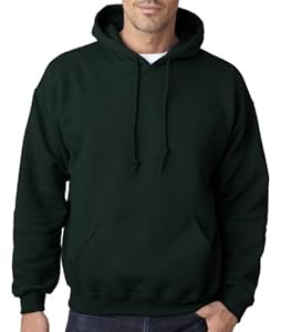 Hooded Pullover Sweat Shirt Heavy Blend 50/50 - Forest Green 18500 L