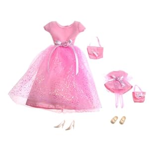 Barbie Kelly Doll Fashion Avenue Matchin Styles 1996 Pink Ball Dress by 