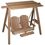 Bear Chair BC855C Cedar Loveseat Swing