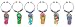 Tropical Fabulous Flip Flop Wino Wine Charm S/6