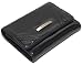 GENUINE REEBOK BLACK PATENT LEATHER LIKE TRIFOLD WALLET WITH COIN POUCH