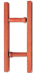 Natural Rectangular Hardwood Tonfa 19 1/2"