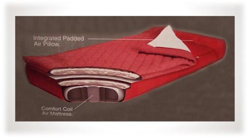 Kitchen: Just Add Air Luxury Queen Air Mattress with Comforter