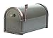 Architectural Mailboxes Coronado Mailbox with Antique Copper Accents, Graphite Bronze