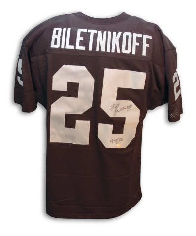 Autographed Fred Biletnikoff Oakland Raiders Throwback Black Jersey