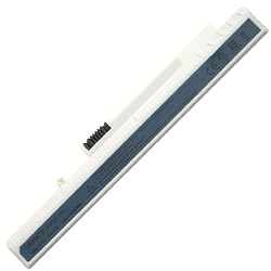 Super-Capacity Li-ion Battery For Acer Aspire One series replace for UM08A73 series Ac Laptop Notebook Main Battery [ White 2200mAh 3 Cells]
