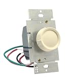 Lutron Electronics D603-PH-IV Incandescent Push On/Off 3-Way Rotary Dimmer Switch