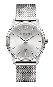 Hamilton Men's H38615255 Jazzmaster Silver Dial Watch by Hamilton