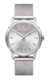 HAMILTON (ハミルトン) 腕時計 AMERICAN CLASSIC JAZZMASTER SLIM 43mm シルバーダイヤル SSブレス ミラネーゼタイプ H38615255 メンズ[正規輸入品]の画像