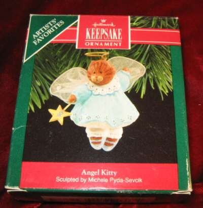 1990 Hallmark Keepsake Ornament Angel Kitty QX4746 1990 Hallmark Keepsake Ornament Angel Kitty QX4746