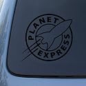 PLANET EXPRESS - Futurama - Vinyl Decal Sticker #A1458 | Vinyl Color: Black