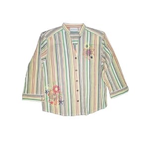 Buy Alfred Dunner Color Revival Stripe Button Down Blouse by Alfred Dunner
