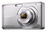 Sony DSC-W310S Digitalkamera (12 Megapixel, 28mm Weitwinkelobjektiv mit 4fach optischem Zoom, 6,9 cm (2,7 Zoll) LC-Display) silber