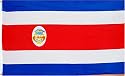 Costa Rica National Country Flag - 3 foot by 5 foot Polyester (New)