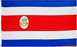 Costa Rica National Country Flag - 3 foot by 5 foot Polyester (New)