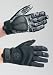 Pryme&reg; Dem Bones Full Finger Gloves Adult Small Black