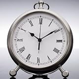 LARGE CLOCK STAND PEWTER by Jaf Gifts