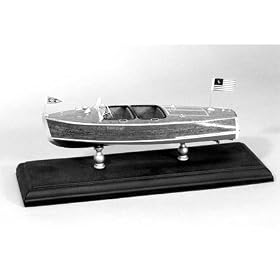9-1 2 1940 Chris Craft 19' Barrel Back Boat Laser Kit (1 24 Scale) Dumas by Dumas