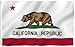 ANLEY® [Fly Breeze] 4x6 Foot California State Polyester Flag - Vivid Color and UV Fade Resistant - Canvas Header and Double Stitched - Californian CA State Flags with Brass Grommets 4 X 6 Ft