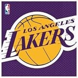 Los Angeles Lakers Paper Lunch Napkins (16 Count)