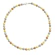 Tricolor Sterling Silver Necklace