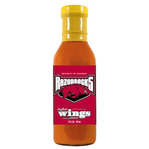 Arkansas Razorbacks NCAA Buffalo Wings Sauce - 12oz by Hot Sauce Harry