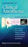 Handbook of clinical anesthesia