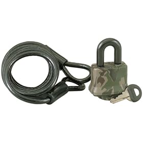Master Lock 1317DSPT Cable Lock with Padlock, 6-Foot