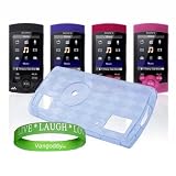 Sony Walkman S Series Premium Bundle for the Sony Walkman NWZ-S540, Sony Walkman NWZ-S544, Sony Walkman NWZ-S545 MP3 Player Includes: TPU Blue Silicone Skin Case Cover + Live * Laugh * Love Wrist Band!!!