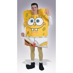 Spongebob Squarepants Adult Costume with Underwear