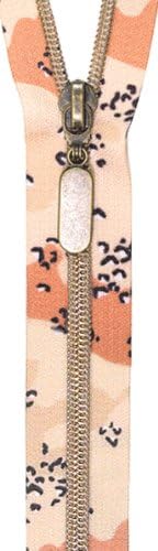 Nylon Coil Zipper 24" W/Free Zipper Conversion Kit-Desert Camo