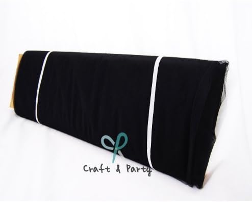 Tulle Bolt, 54" x 40 yd, Black