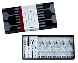 Alessi Nuovo Milano 24 piece Cutlery Set, Satin Finish, 5180S24S