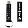 Apricorn Aegis Secure FIPS Validated Key 32 GB USB 2.0 256-bit AES-CBC Encrypted Flash Drive ASK-256-32GB (Black)