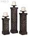 IMAX Ainsley Manor Candleholders, Set of 3