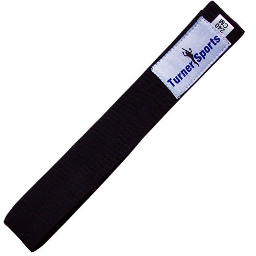 Karate judo taekwondo belts martial arts belt Kick Boxing kung Fu GI suits training equipment Black 280cm